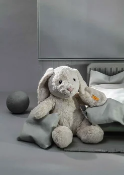 Fashion Steiff Hoppie rabbit, 28 cm, light grey