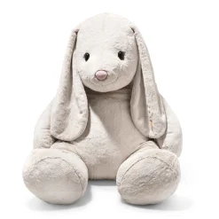 Hot Steiff Hoppie rabbit, 80 cm, light grey