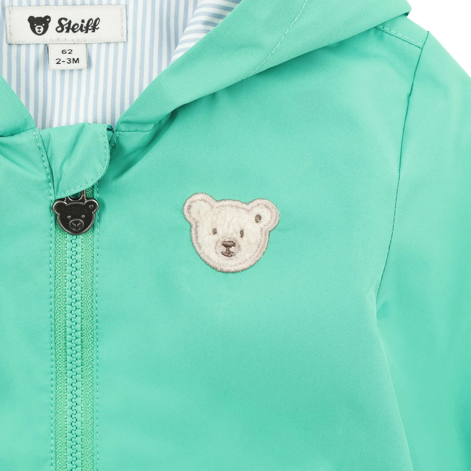 New Steiff Jacket, light green for Boys lightgreen
