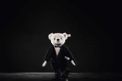 Clearance Steiff James Bond Dr. No musical Teddy bear, 30 cm, black