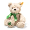 New Steiff Jimmy Teddy bear – Good Luck, 30 cm, beige