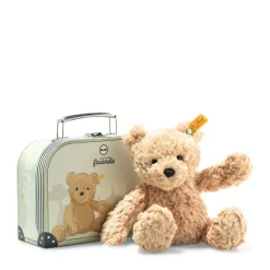 Clearance Steiff Jimmy Teddy bear in suitcase, 25 cm, light brown