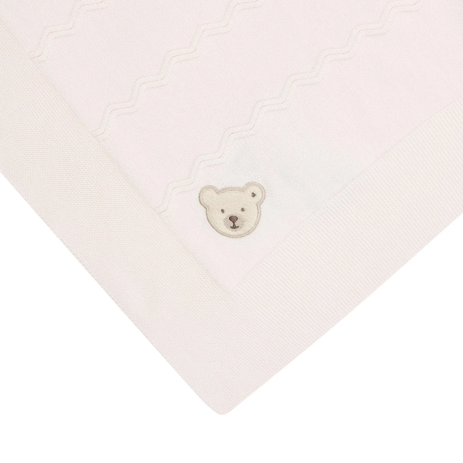 Outlet Steiff Knit Blanket, pink for Girls rose