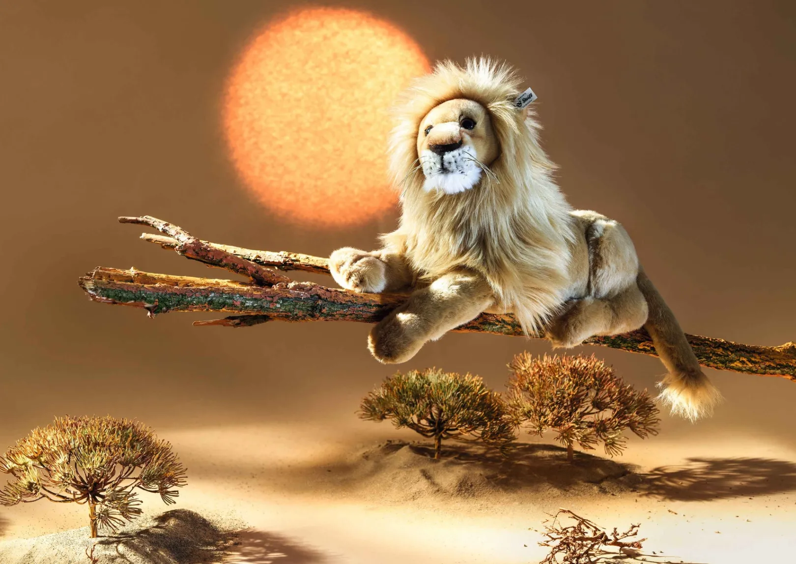 Discount Steiff Leo lion, 45 cm, beige