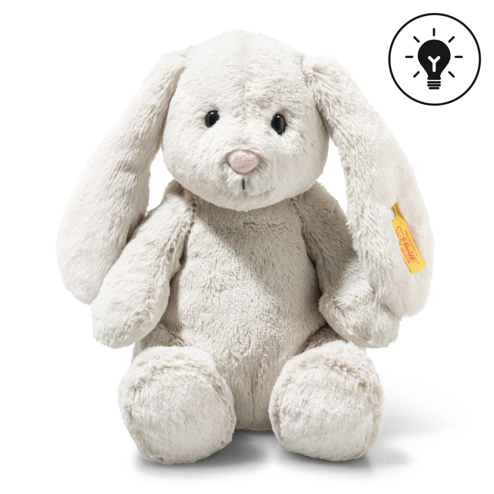 Online Steiff Light at Night Hoppie rabbit , 28 cm, light grey