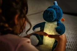 Hot Steiff Light at Night Spott stegosaurus, 28 cm, light blue