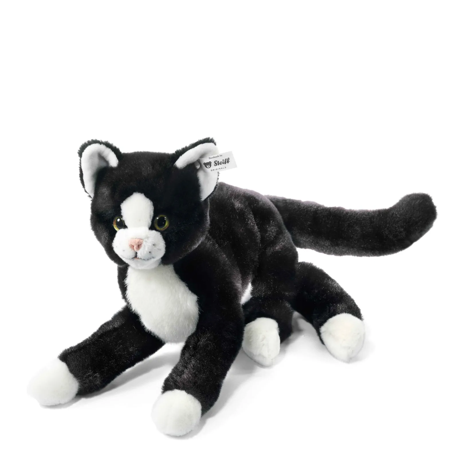 Best Steiff Mimmi dangling cat, 30 cm, black