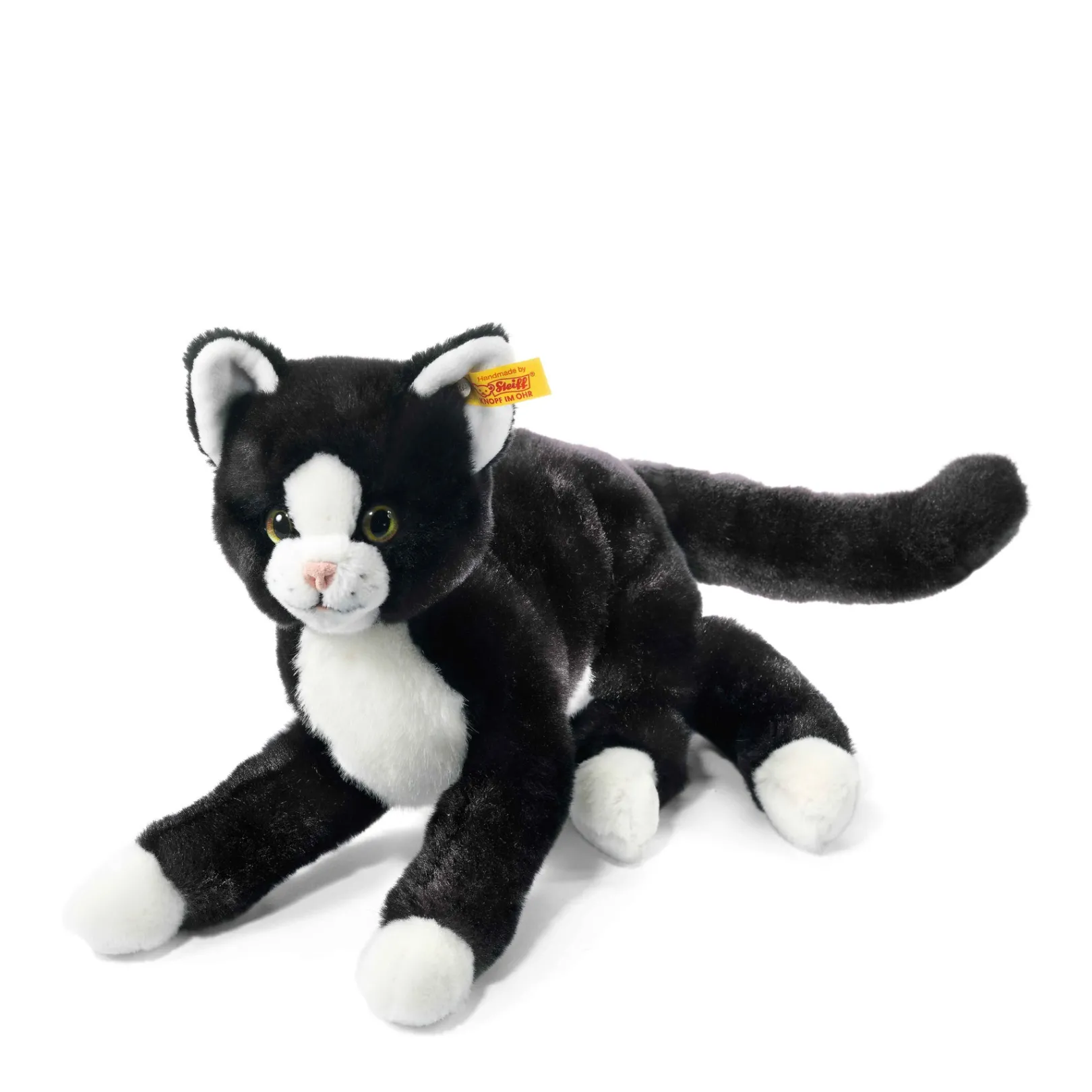 Best Steiff Mimmi dangling cat, 30 cm, black