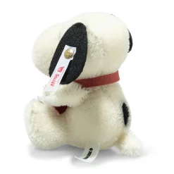 New Steiff Miniature Snoopy with heart, 9 cm, white