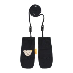 Sale Steiff Mittens, dark blue for Girls darkblue