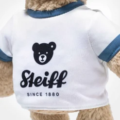 Sale Steiff Museum Teddy bear Ben with little elephant T-shirt, 30 cm, beige