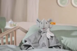 Outlet Steiff My first Ellie elephant comforter, 26 cm, light grey