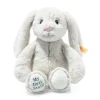 Best Steiff My first Hoppie rabbit, 26 cm, light grey