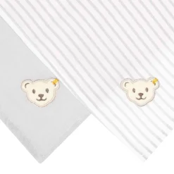 Sale Steiff Napkin pack of 2 GOTS, beige