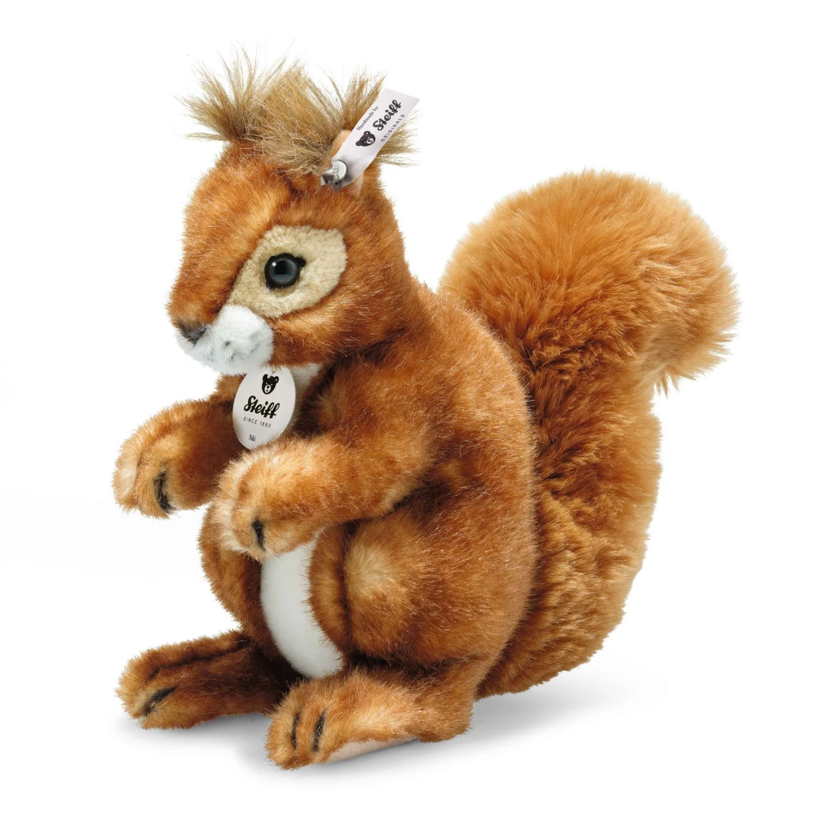 New Steiff Niki squirrel, 21 cm, light brown