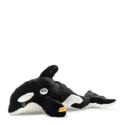 Outlet Steiff Ozzie orca with squeaker, 37 cm, black