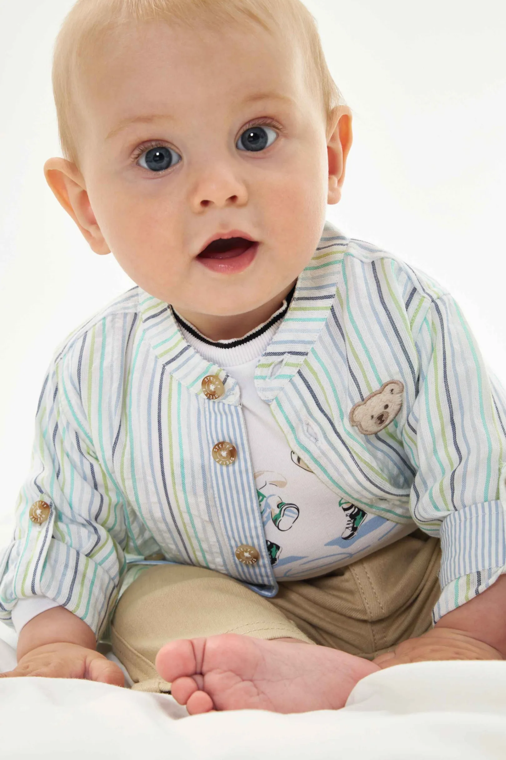 Online Steiff Pants, for Boys beige