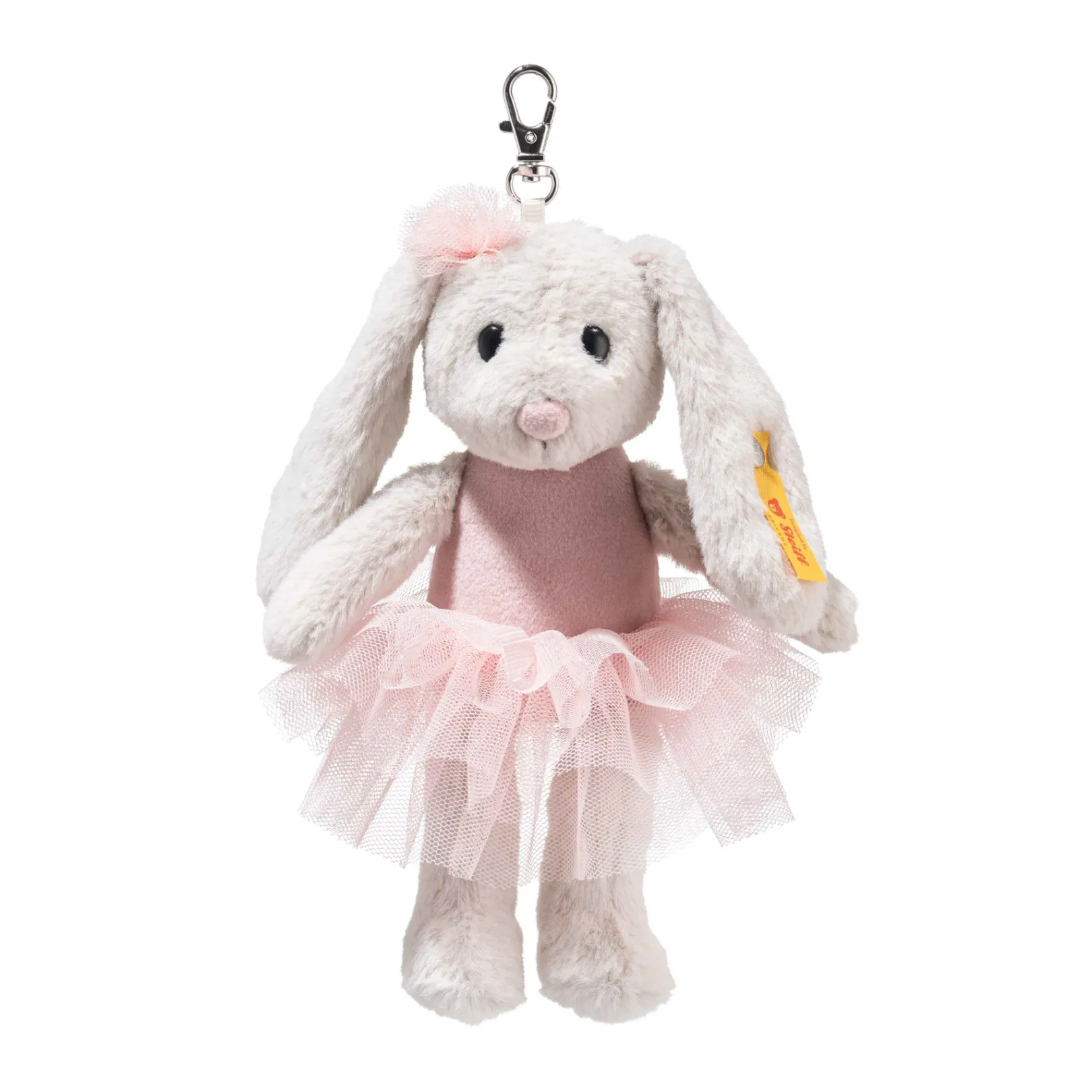 Hot Steiff Pendant Hoppie ballet rabbit, 16 cm, multicoloured