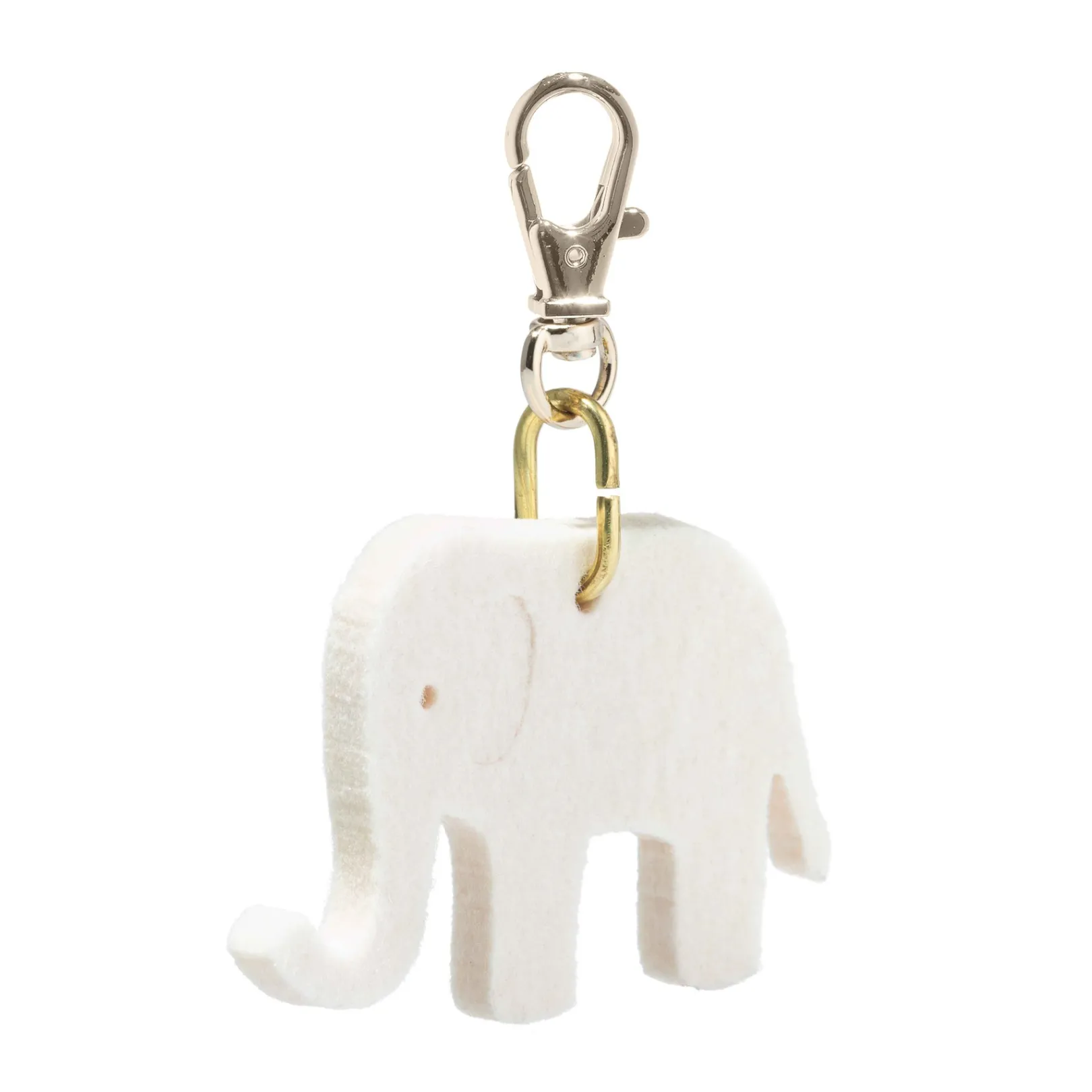 Fashion Steiff Pendant little felt elephant, 5 cm, white