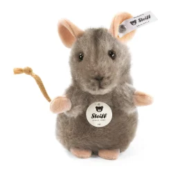 New Steiff Piff mouse, 10 cm, light grey