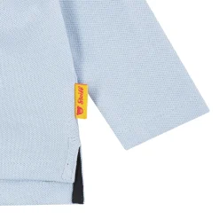 Best Steiff Poloshirt longsleeve, light blue for Boys lightblue