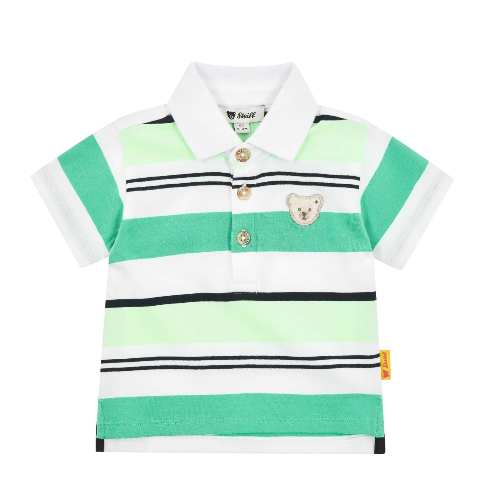 Sale Steiff Poloshirt shortsleeve, light green for Boys lightgreen