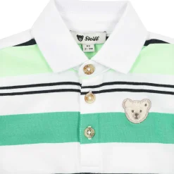 Sale Steiff Poloshirt shortsleeve, light green for Boys lightgreen
