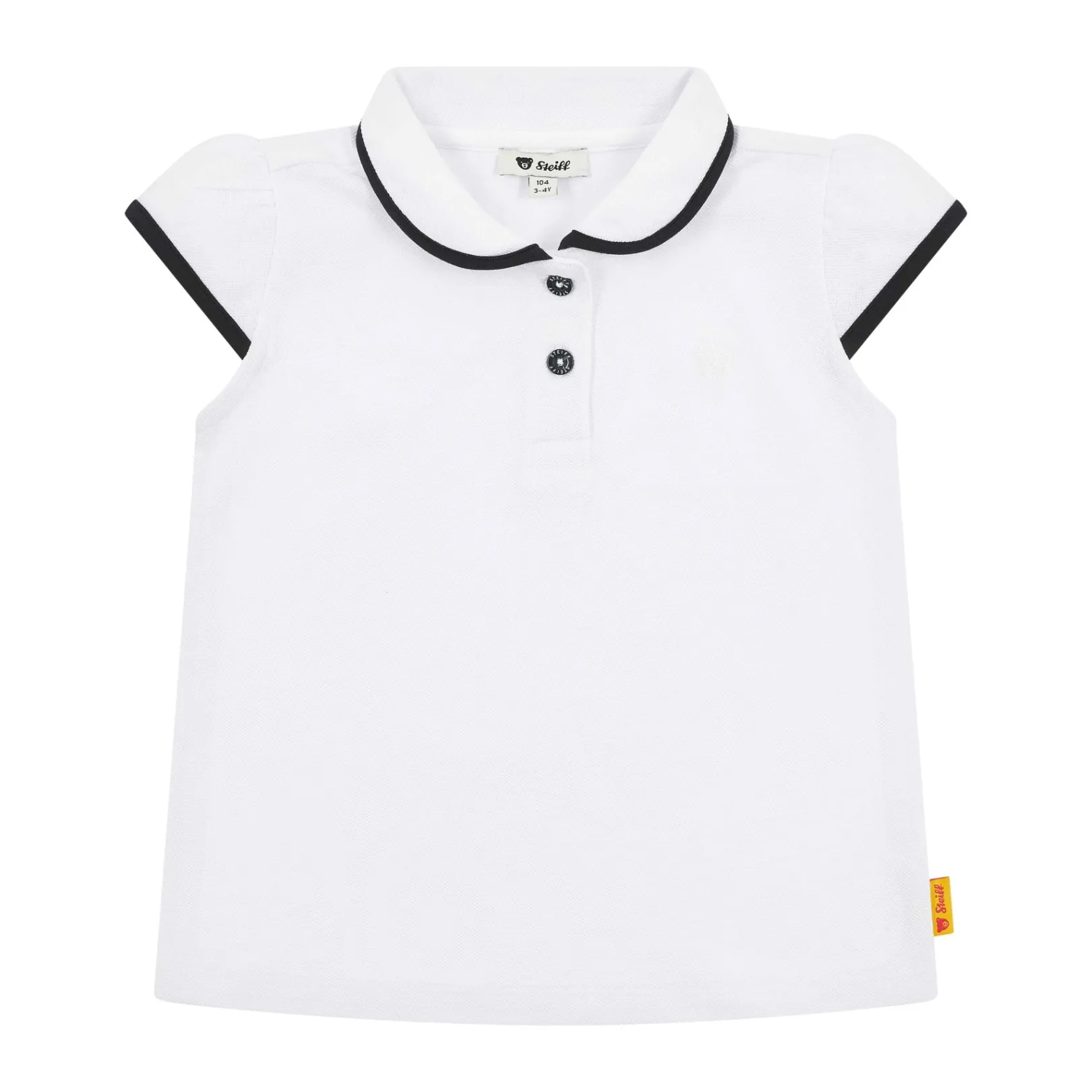 Sale Steiff Poloshirt shortsleeve, for Girls white