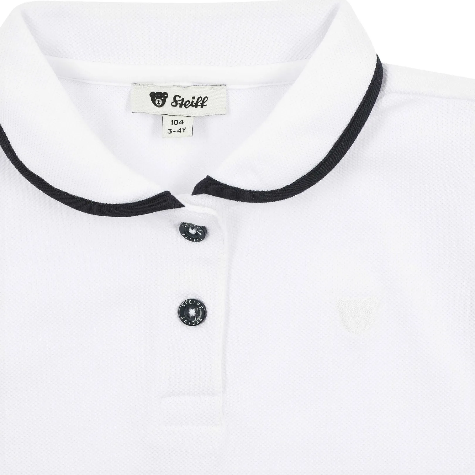Sale Steiff Poloshirt shortsleeve, for Girls white