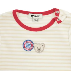 Sale Steiff Romper longsleeve FC Bayern, beige