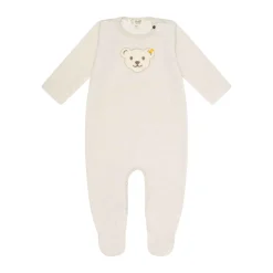 Sale Steiff Romper longsleeve GOTS, beige