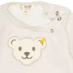 Sale Steiff Romper longsleeve GOTS, beige