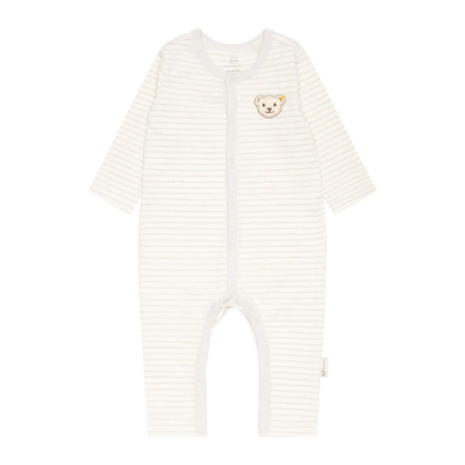 New Steiff Romper longsleeve GOTS, beige