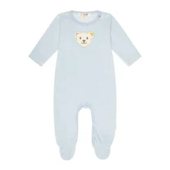 Outlet Steiff Romper longsleeve GOTS, light blue lightblue