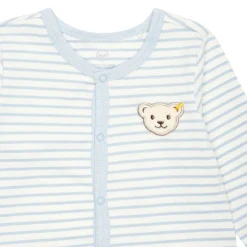 Sale Steiff Romper longsleeve GOTS, light blue lightblue