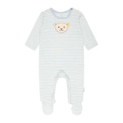 Sale Steiff Romper longsleeve GOTS, light blue lightblue
