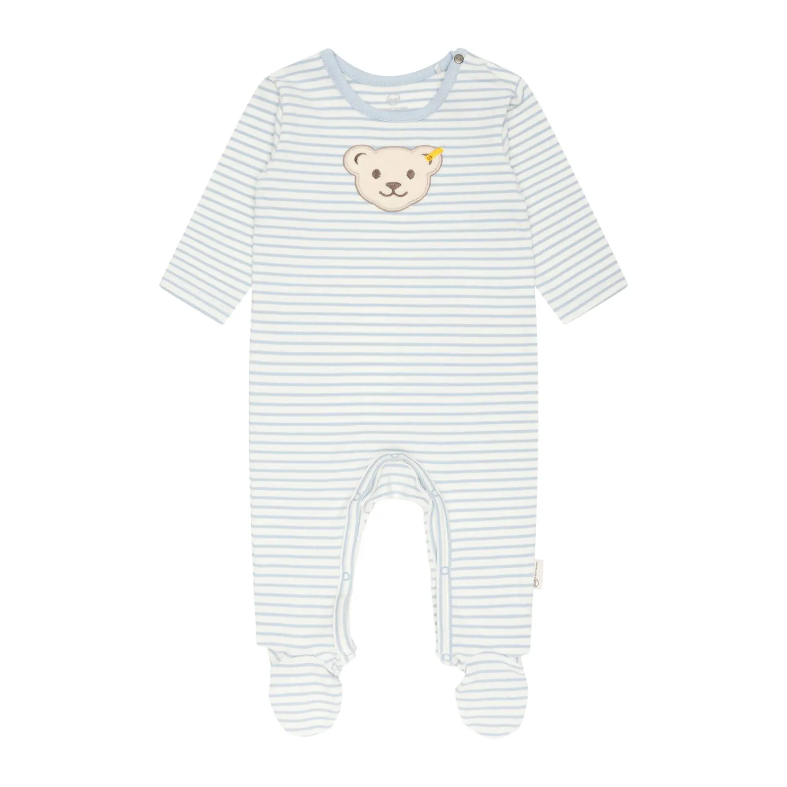 Sale Steiff Romper longsleeve GOTS, light blue lightblue
