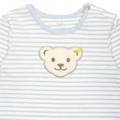 Sale Steiff Romper longsleeve GOTS, light blue lightblue