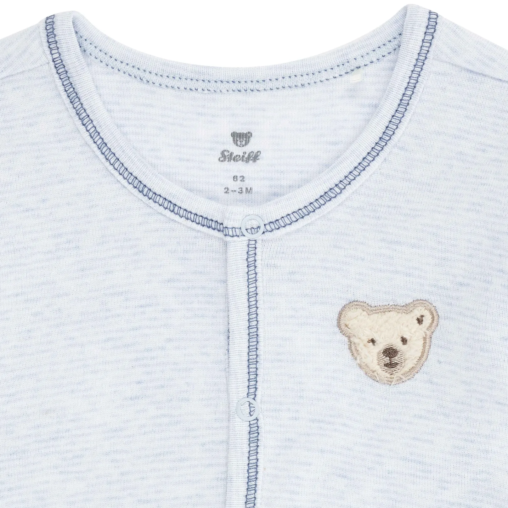 Fashion Steiff Romper longsleeve, light blue for Boys lightblue