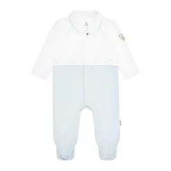 Clearance Steiff Romper longsleeve, light blue for Boys lightblue