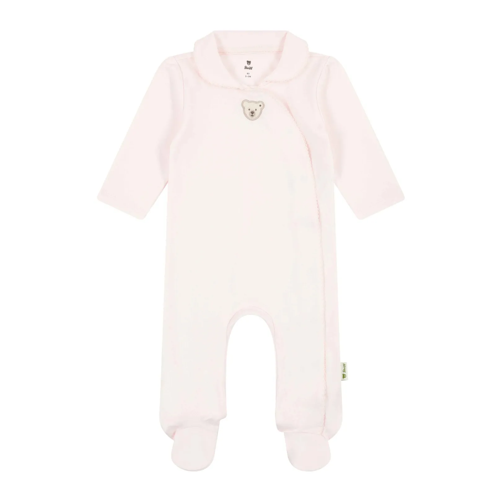 Hot Steiff Romper longsleeve, pink for Girls rose