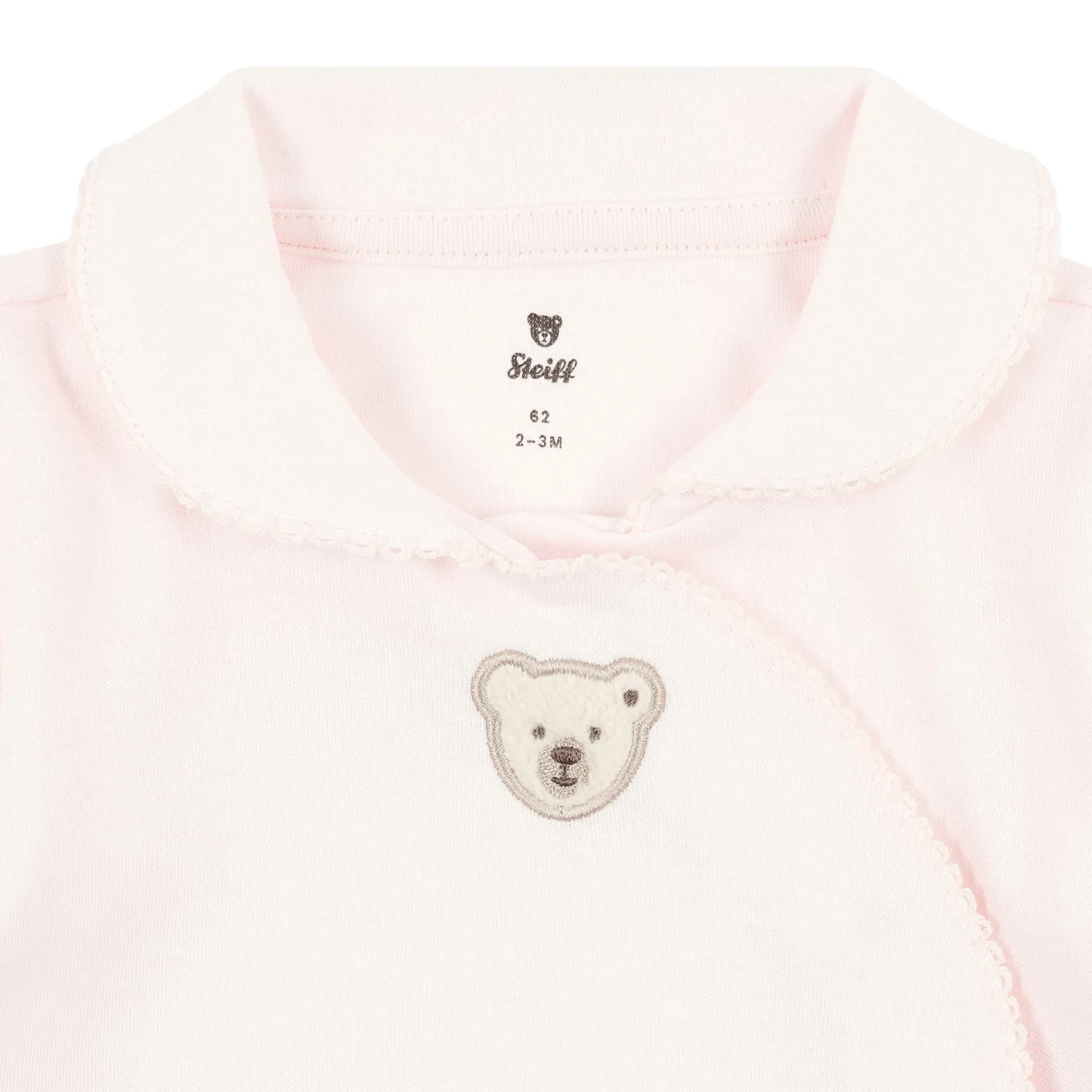 Hot Steiff Romper longsleeve, pink for Girls rose