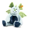 Best Steiff Samu dragon, 28 cm, light blue