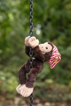 Best Steiff Scotty dangling monkey, 28 cm, brown