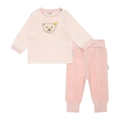 Sale Steiff Set Pants + Sweatshirt GOTS, pink rose