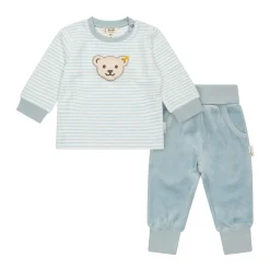Hot Steiff Set Pants + Sweatshirt GOTS, light blue lightblue