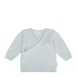 Outlet Steiff Set Pants + Wrap Jacket GOTS, light blue lightblue