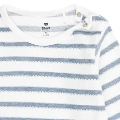 Best Steiff Set Romper + T-Shirt longsleeve, medium blue for Boys mediumblue