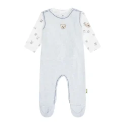 Sale Steiff Set Romper + T-Shirt longsleeve, light blue for Boys lightblue