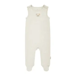 Outlet Steiff Set Romper + T-Shirt longsleeve GOTS, beige